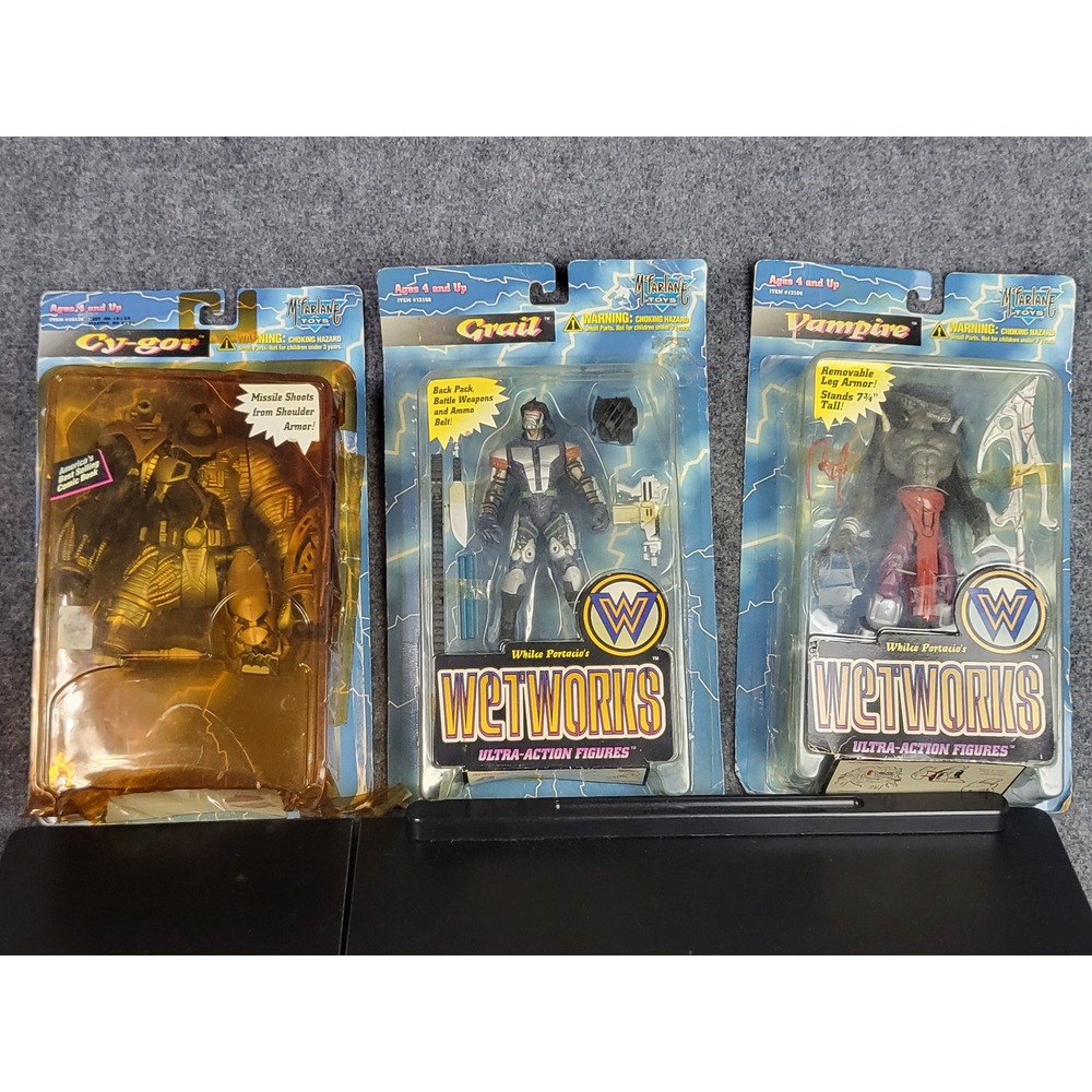 VTG 90S Todd McFarlane‎ Wetworks Action Figures Overkill Grail Kidcore Original